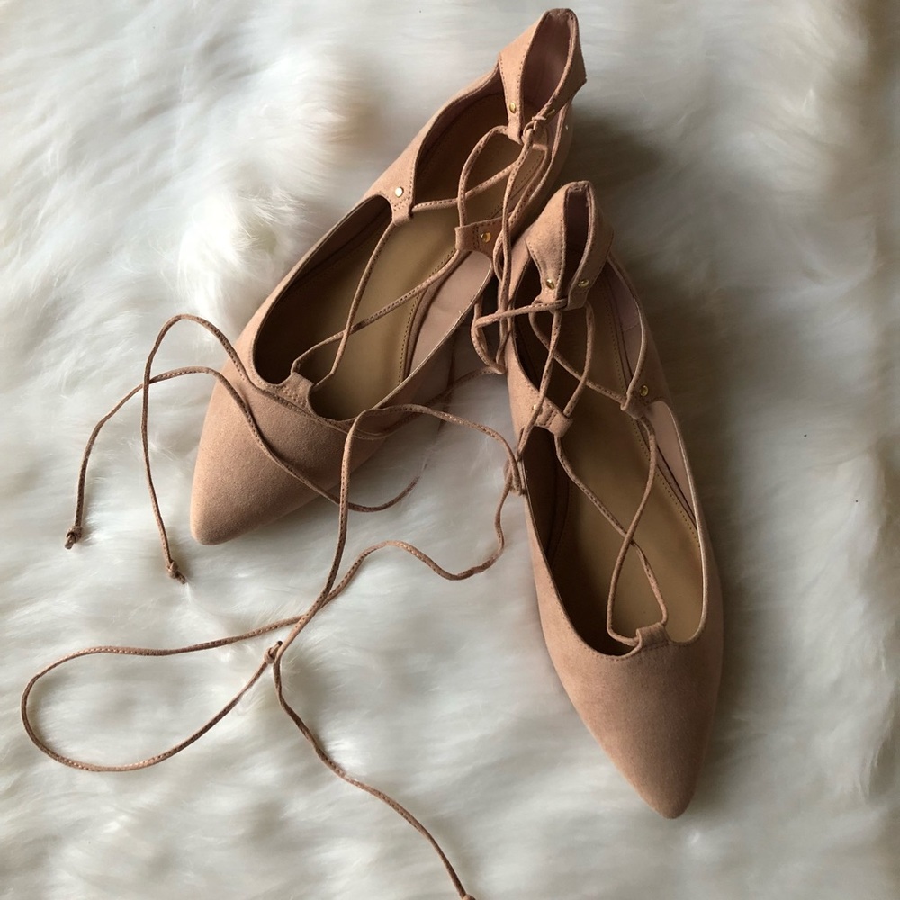 Old Navy Ankle Wrap Flats